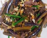 Hình bước làm 2 của món Cà tím xào