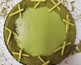 Foto langkah ke 4 dari resep Matcha & Coconut Panna Cotta Tart.