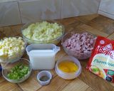Foto del paso 1 de la receta: Arroz al horno con crema, jamón y queso