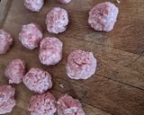 Une image de l'étape 1 de Boulettes de Porc en Sauce au Cookeo Infinity 😀.