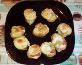 Cukkinis sonkás-paradicsomos melegszendvics katonák recept fázis 6 fotója