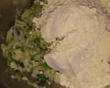 A picture of step 2 of Chilla Satrangi.