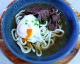 A picture of step 6 of Beef Udon Noodles Soup.