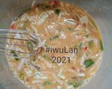Foto langkah ke 4 dari resep Telor Dadar Padang.