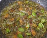 Foto langkah ke 4 dari resep Sambal Ijo Ikan Asin Jambal+Pete.