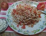 A picture of step 6 of Kheel ki bhel.