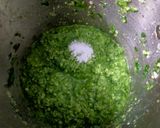 A picture of step 1 of Basil Pesto.