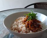 Foto langkah ke 5 dari resep Garlic butter rice with chiken teriyaki.