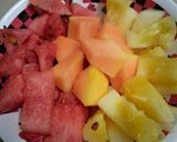 A picture of step 2 of 3 Fruit party.