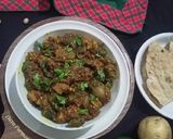 A picture of step 7 of Aloo Capsicum Dry Sabji.