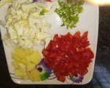 A picture of step 2 of Haldi mix veg Rice.