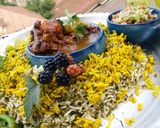 عکس مرحله 1 از دستور سبزی پلو و دم گوساله