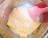 Hình bước làm 1 của món Cheddar cheese cake