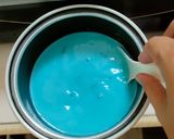 Foto langkah ke 2 dari resep Puding Lumut Bunga Telang.