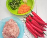 Foto langkah ke 1 dari resep Gochu Twigim (Cabe Isi Ayam ala Korea).