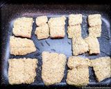 Foto del passaggio 3 della ricetta Trancetti di Merluzzo in crosta di Pistacchi di Bronte con salsa all’Aglio nero