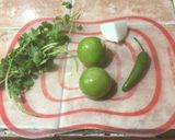 Foto del paso 1 de la receta: Salsa verde en crudo