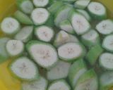 Hình bước làm 1 của món Canh Chuối Xanh Nấu Tôm