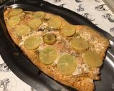 Une image de l'étape 6 de Saumon mariné au citron confit et aneth à la plancha.