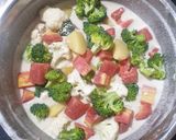 A picture of step 3 of Crispy Veg.