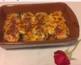 Foto del paso 7 de la receta: Berenjenas rellenas de salmón y merluza