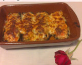 Foto del paso 7 de la receta: Berenjenas rellenas de salmón y merluza