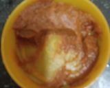 A picture of step 5 of Heirloom Traditional Thali ---- Dhokli Nu Shake, Jaggery, Bhakri, & Chaas.
