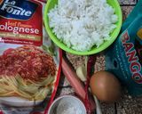 Foto langkah ke 1 dari resep Nasi Goreng Bolognese.