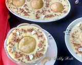 A picture of step 14 of Chocolate filled rasgulla in chilled custard.