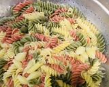 A picture of step 4 of Tri color spiral pasta 🇮🇹.