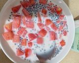 Foto langkah ke 3 dari resep Es Semangka Susu.