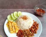 Foto langkah ke 5 dari resep Nasi Lemak Malaysia.