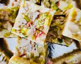 A picture of step 9 of Khas Khas Badam Burfi.
