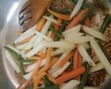 A picture of step 6 of Grilled Honey Prawn with Veggies.