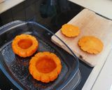 Une image de l'étape 2 de Recette automnale : Jack be little farcis façon œuf cocotte🎃.