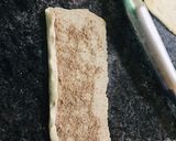 A picture of step 2 of Easter bunny cinnamon rolls.