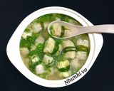 Hình bước làm 2 của món Canh bắp cải cuộn thịt