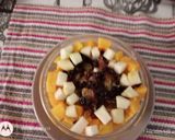 A picture of step 2 of Babugosha mango fruit salad.