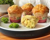 Foto langkah ke 7 dari resep Mozarella muffin.