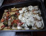 Foto del paso 3 de la receta: Pastel de polenta con verduras asadas 💪
