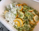 Une image de l'étape 11 de Courgettes jaunes au céleri, tomate,coriandre et épices.