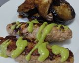 Foto del paso 8 de la receta: Pinchos de pollo con berenjenas salteadas teriyaki🍗🥙🧆