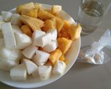 Foto langkah ke 1 dari resep Jus Nanas & Lobak.