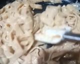 A picture of step 9 of Alfredo pasta.