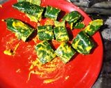 अरबी के पत्ते की पकौड़ी (Arbi ke patte ki pakodi recipe in Hindi) रेसिपी चरण 3 फोटो