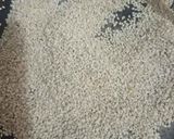 A picture of step 1 of Strawberry Sesame roll.