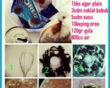 Foto langkah ke 1 dari resep Puding Oreo 🍮.
