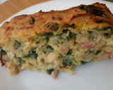 Foto del paso 3 de la receta: Pastel de calabacín, pollo, bacon y espinacas 😍😍