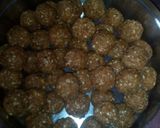 A picture of step 16 of Rice coconut jaggery ladoo.