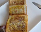 A picture of step 8 of Egg in hole # eldybreakfast contest.